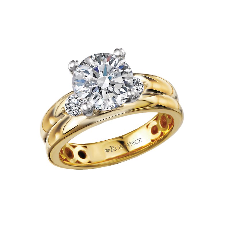 Romance Diamond Semi-Mount Engagement Ring