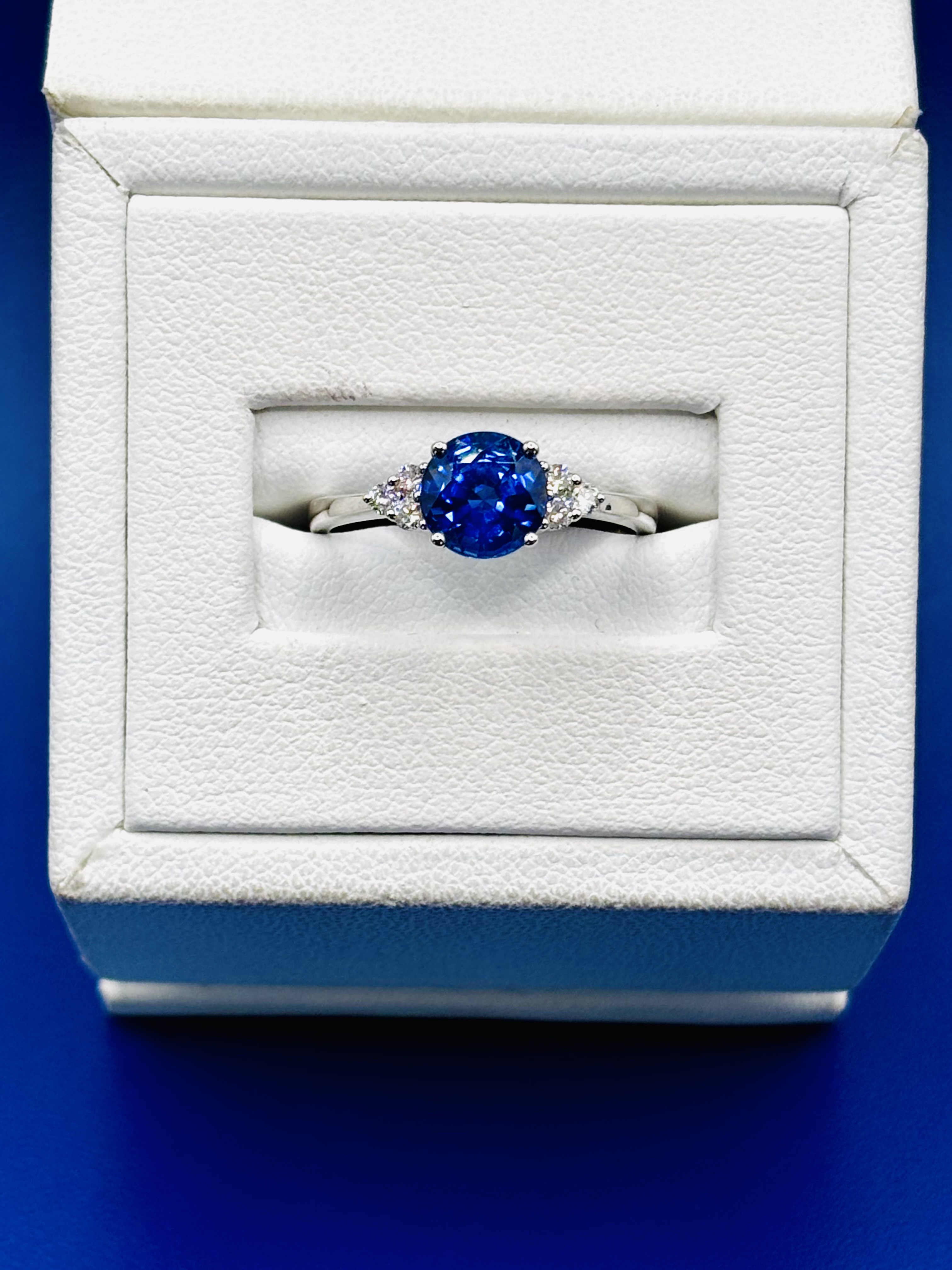 Sapphire & Diamond Ring