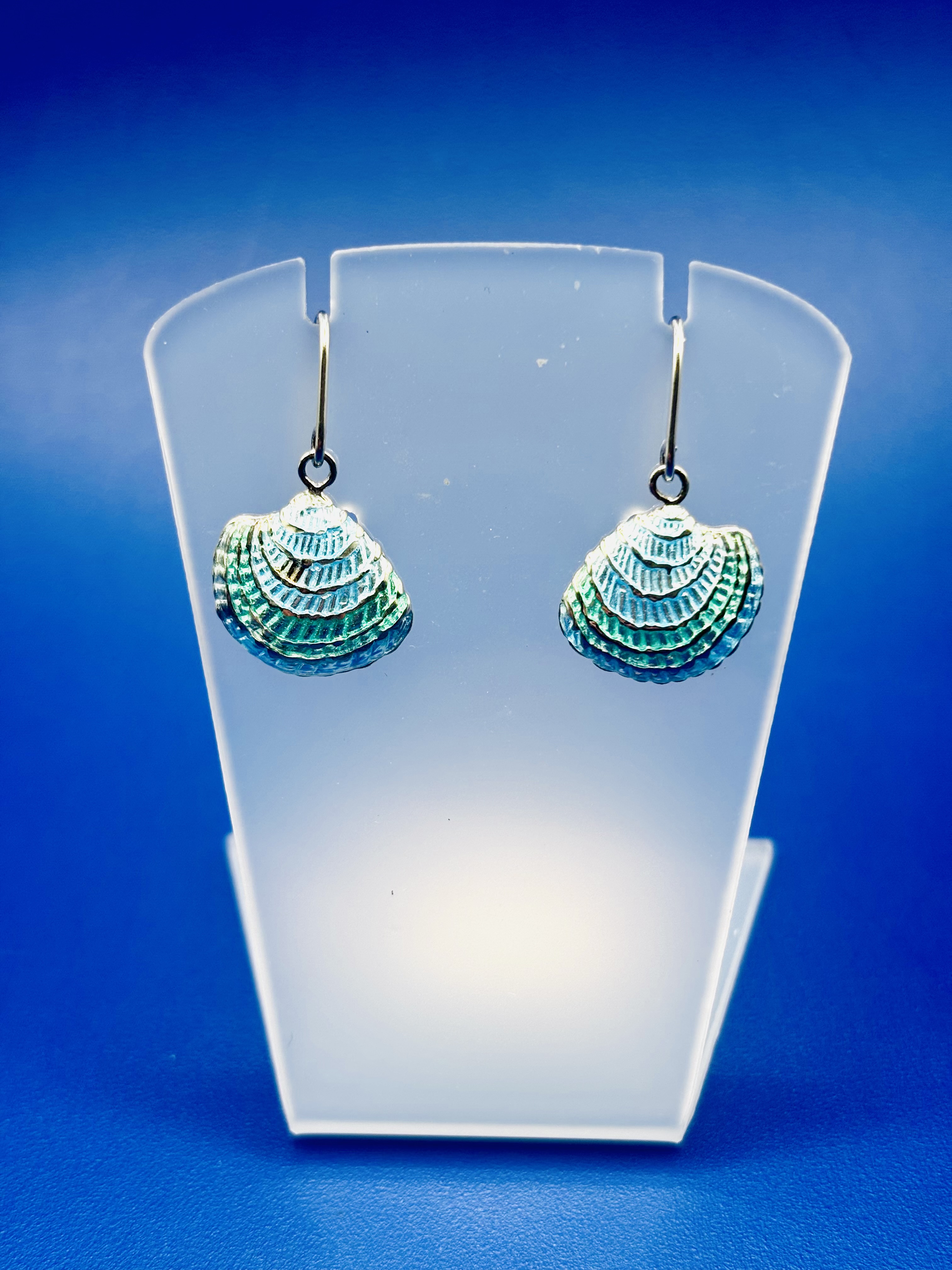 Shell Enamel Earrings